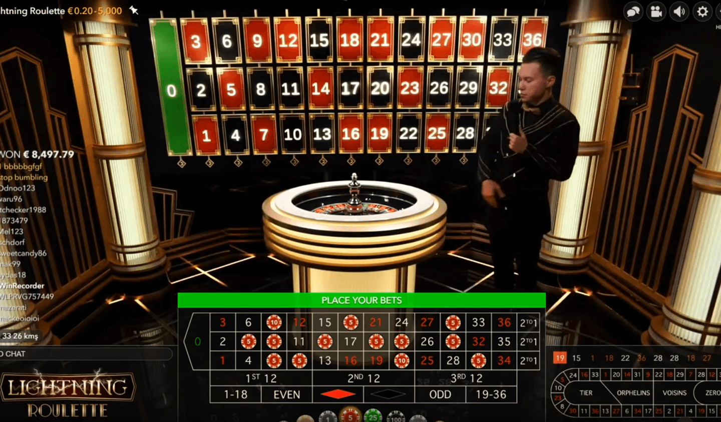 Lightning Roulette (Evolution Gaming) Image 1